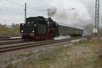 Hier noch einmal der selbe Zug,ca.eine halbe Stunde sp�ter bei der Aussfahrt aus Zwickau(Sachs.)Hbf.