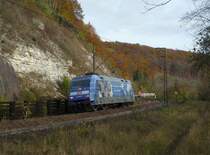 101 102-2  Wir Menschen sind alle gleich  als Tfzf 79284 Ulm - Stuttgart zwischen Amstetten(W�rtt) und Geislingen(Steige). 27.10.09