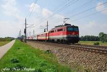 Gro�e Augen machte 1142 694-7 mit REX 5920 Linz Hbf. - Passau Hbf.,Pasching (�sterreichurlaub 18.08.09)