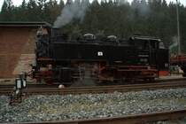 99 731 stand am Abend des 04.10.09 in Sch�nheide S�d an der Rollwagengrube.