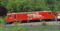 HGe 4/4 II 4  75Jahre Glacier Express
15.05.05 Kalpetan