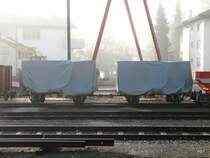 BD - Abestellte Rollwagen in Bremgarten West am 11.10.2009