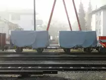 BD - Abestellte Rollwagen in Bremgarten West am 11.10.2009