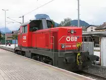 2068 010-4 w�hrend 150 Jahre Eisenbahnen in Tirol/W�rgl auf W�rgl Hbf am 23-8-2008.