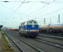 InfraLeuna 205 als Tfzf in Gro�korbetha; 16.11.2009