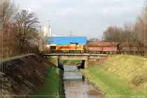 EH541(MaK G1206 der Eisenbahn und H�fen) in Gelsenkirchen-Bismarck.  --02.12.2009--