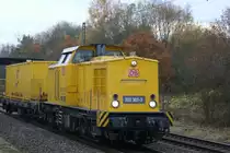 Gelbe zum ersten 203 303-3 kurz vor Fulda am 07.11.2009