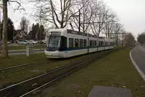 Be 5/6 3066 n�hert sich am 29.11.09 der Station Leutschenbach.

