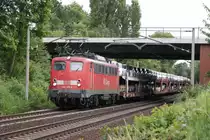 140 169-4 mit Autozug in Limmer am 24.06.2009