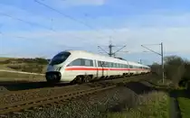 �BB 411 091-2  Salzburg  als ICE 1652 von Dresden Hbf nach Frankfurt (M) Flughafen Fernbf, bei Neudietendorf; 29.11.2009
