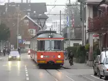 BD - Triebwagen BDe 8/8 1 + BDe 8/8 in den Strassen von Dietikon am 20.11.2009