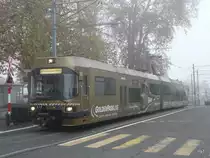 BD - Unterwegs in Bremgarten der Triebwagen Be 4/8 21 am 20.11.2009