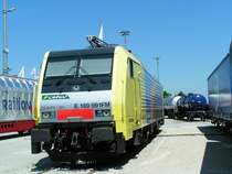  Siemens Cargo-Lok  Es64 F4�091(E189 991FM)auf der transport-logistic05 M�nchen (050603)