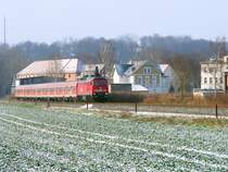 232-413 mit RE Erfurt-Altenburg bei Schm�lln/Th�r. am 13.12.09