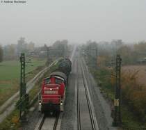 294 868-5 mit ihrer �bergabe in der N�he der Bk Basheide 29.10.09