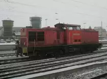 Hier 298 335-1, bei der Durchfahrt am 17.12.2009 durch Angerm�nde.