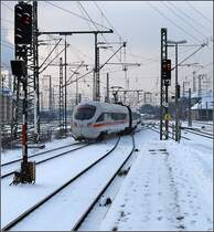 ICE Bamberg verl��t N�rnberg. (Dez. 2009)