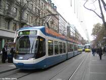 Cobra Nr. 3042 am 17.12.09 bei der Hst. Bahnhofstrasse/HB.