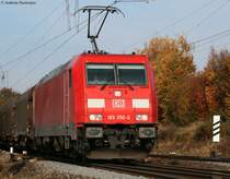 185 350-6 beim Dettelbach 31.10.09