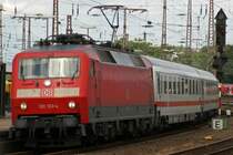 120 133 f�hrt am 8.7.08 in den Essener Hbf ein