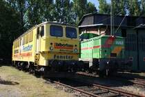 477 911-2 und WAB 22 in Altenbeken am 05.07.2009