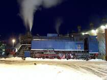 Dampflok TKt 48-87 im Bw. Mariembourg - 19-12-2009