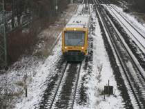 Zum ersten mal von mir gesehen und fotografiert ein VT 650 aud der fahrt von Cottbus nach Forst (Lausitz)