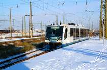 Am 20.12.09 kam dieser Triebwagen der Rurtalbahn nach Leipzig. Er war mit einer Sonderfahrt von Wittenberg �ber Bad Schmiedeberg nach Leipzig gekommen. Welche BR ist das???