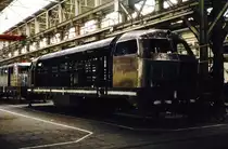 Die Lokomotivfabrik der Fried. Krupp AG in Essen zeigte am 2. September 1978 an einem  Tag der offenen T�r  ihre Produktion. Damals wurden f�r die Deutsche Bundesbahn Lokomotiven der Baureihen 218 und 111 (im Hintergrund) gefertigt.