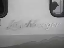 Das L�tshbergerlogo das auf jedem Zug dieser Baureihe forhanden ist.