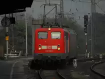 110 200 f�hrt am 13.4.2009 mit 101 010 auf gl. 26 des dortmunder hbfs ein