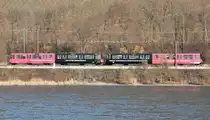 Stra�enbahn  Telekom-Express  - Bonn/Bad Honnef kurz hinter K�nigswinter - 04.12.2009