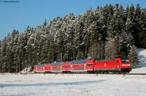 146 238-1 mit dem RE 4713 (Karlsruhe Hbf-Konstanz) am km 79,3 18.12.09