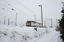 DE 2700-11 am 08.01.10 im Bahnhof Guben