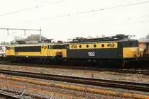 1132 und 1612 auf Bahnhof Amersfoort am 27-8-1997. Bild und scan: Date Jan de Vries.