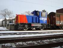 F�r den Werbekatalog, Tm 232230-3 w�hrend der Mittagspause, aufgenommen in Schwerzenbach am 22.12.2009