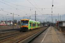 Zwei Regio Shuttles der Waldbahn am 01.01.2010 in Freilassing.