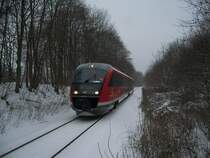 642 053 kurz vor dem Hp. Rostock-Thierfelder Stra�e. RE 8 Wismar-Rostock-Tessin
19.01.2010