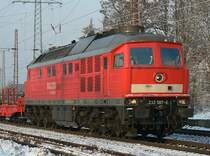 232 587-6 in Ratingen-Lintorf am 26.01.2010