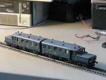 Jetzt kann ich ihn auf Strecke schicken, den ETA 177 515/516. Allerdings nur f�r Sonderfahrten werde ich ihn aus meiner Vitrine holen. Ich habe eine aufw�ndige HU daran gemacht und somit die z-Stellung abgewendet nachdem ich ihn mit Motorschaden erworben hatte.
