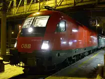 1116 127 mit EN 246 Richtung Bregenz, Zug wurde inner �sterreich umgeleitet. Enstand am 31.01.2010 gegen ca 2 in der Fr�h.