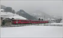 Es war kalt und d�ster an diesem Nachmittag im Pr�ttigau als die S1 unterwegs Richtung Gr�sch war. (10.02.2010)