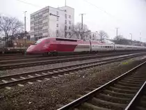 Ein Defekter Thalys im Bahnhof K�ln West am 6.2.10