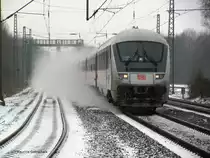 Mit 10 Minuten Versp�tung kam dann der IC 1918 Richtung Berlin Ostbf. vorbeigefahren.
12.02.2010