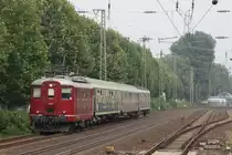Re 4/4 Lok 10009 mit Sonderzug in D�sseldorf Oberbilk am 09.08.09