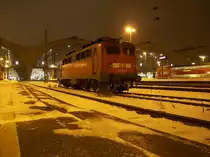 115 154-7 Steht vor dem HBF Leipzig am 12.02.2010
