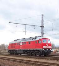 BR 232 690 als MEG 318 beim umsetzten in Profen ein 26.02.2010