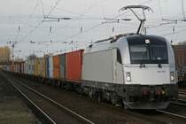 Simens Lok 183 701 durchf�hrt am 27.2.10 im Einsatz f�r WLB D�sseldorf-Rath.Am Zugende hing noch DE 6304