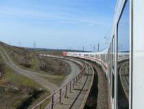 Hier IC 2261 in Gesamtl�nge hier an der Kurve kurz nach Bruchsal. 
27.2.10 