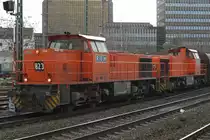 RBH 823 und RBH 825 f�hren am 27.2.10 mit Gz durch D�sseldorf-Rath